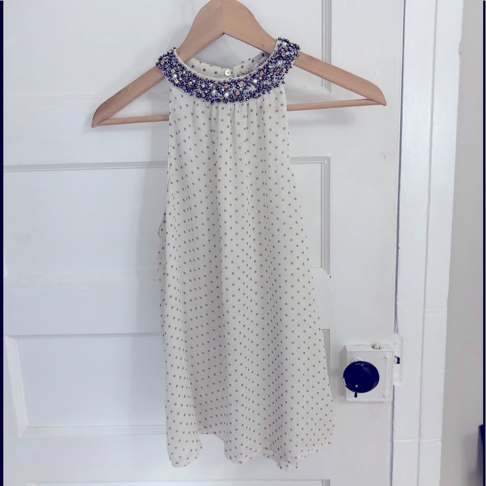 Polka dot Zara tank